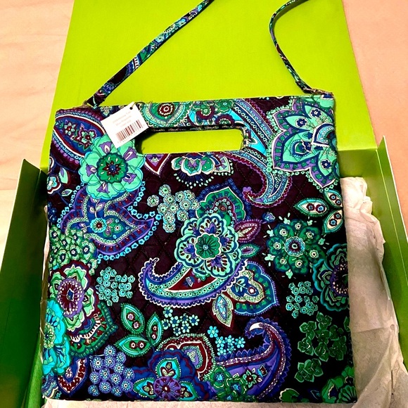 Vera Bradley Blue Rhapsody Holiday Tote - Picture 2 of 4